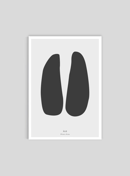 Älgspår - Mini print A5 - Kunskapstavlan