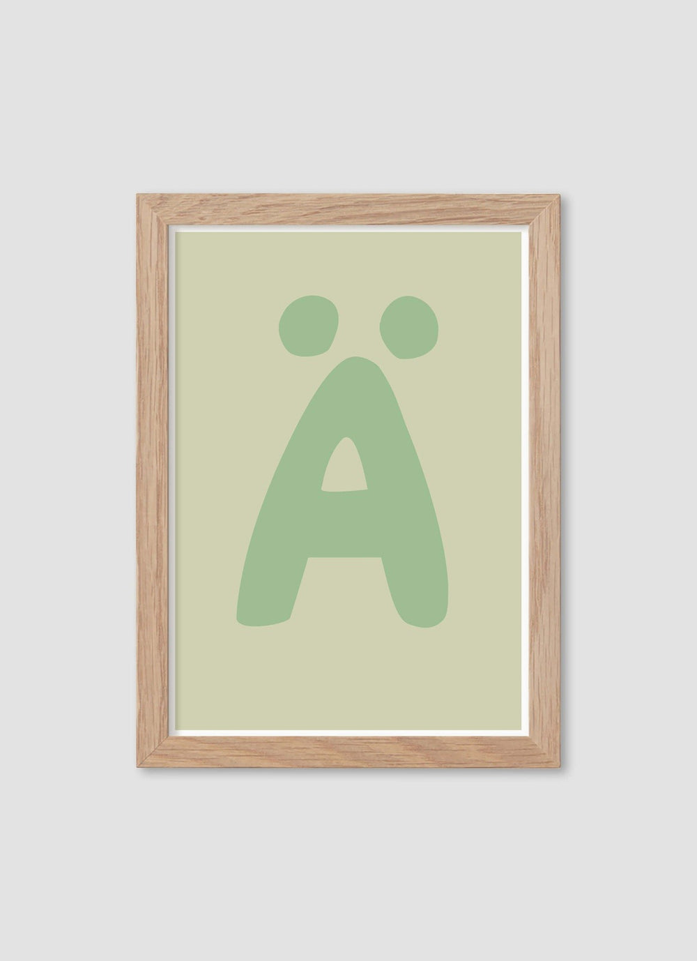 Bokstaven Ä - Mini print A5 - Kunskapstavlan
