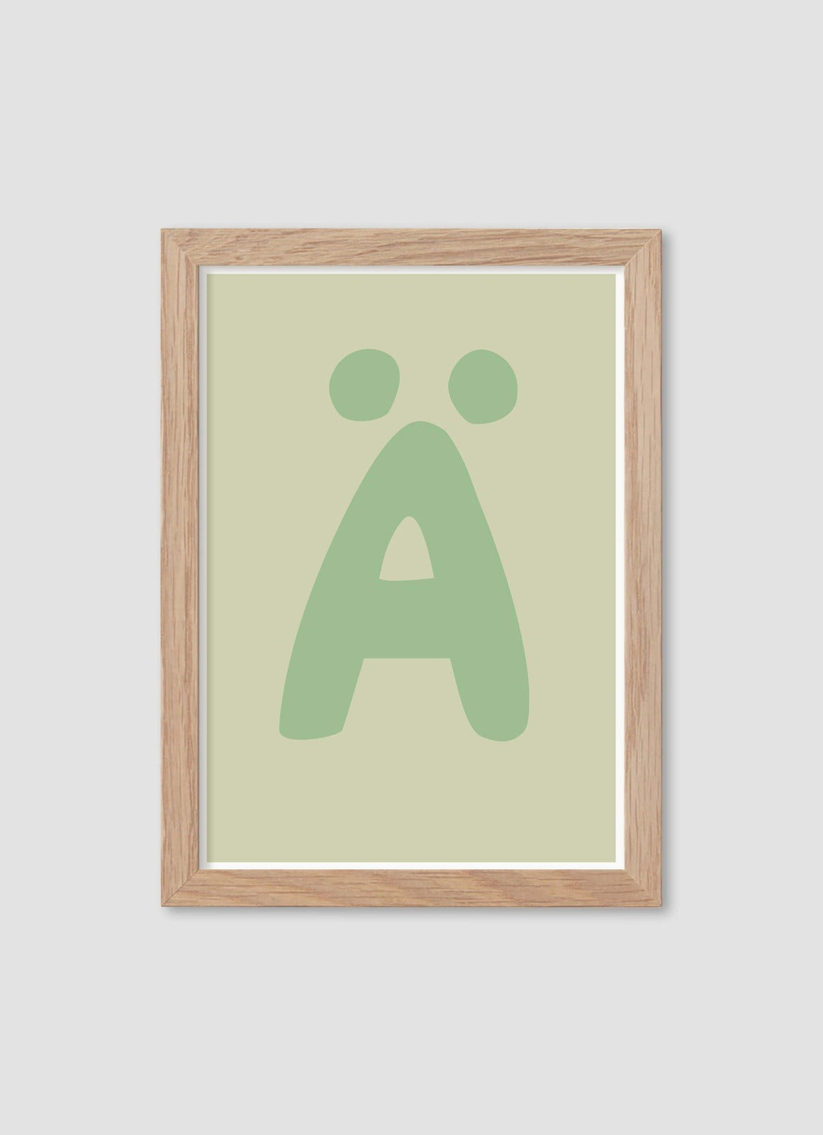 Bokstaven Ä - Mini print A5 - Kunskapstavlan