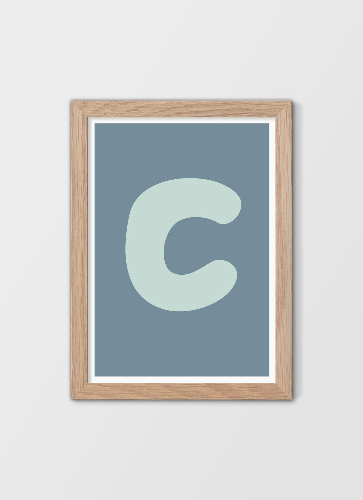 Bokstaven C - Mini print A5 - Kunskapstavlan