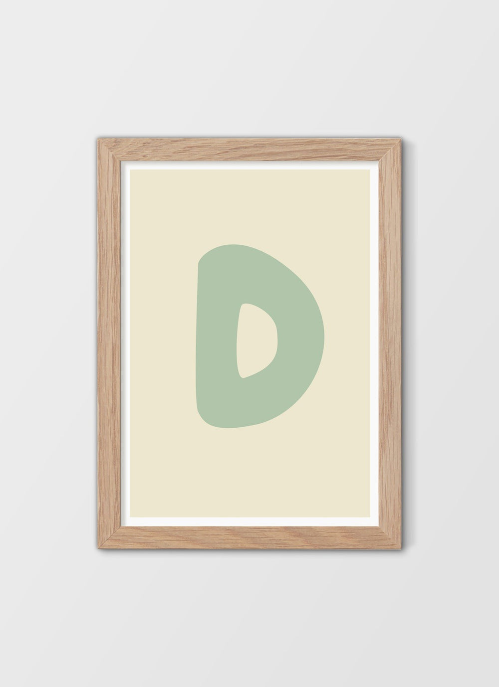 Bokstaven D - Mini print A5 - Kunskapstavlan