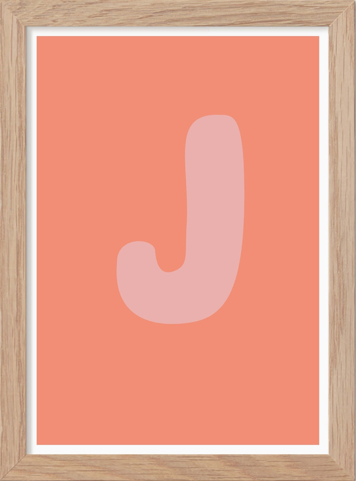 Bokstaven J - Mini print A5 - Kunskapstavlan