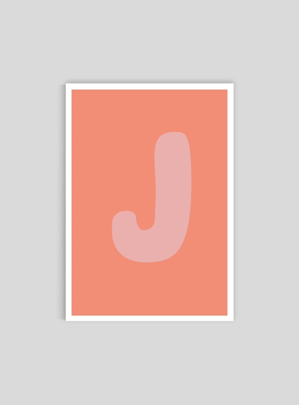 Bokstaven J - Mini print A5 - Kunskapstavlan