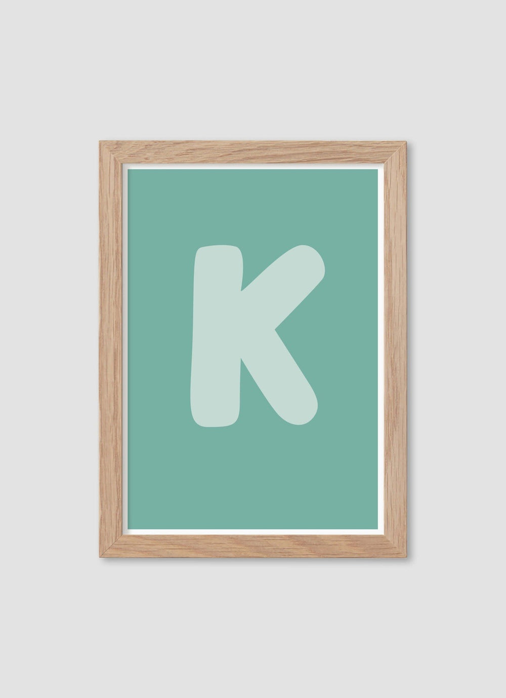 Bokstaven K - Mini print A5 - Kunskapstavlan