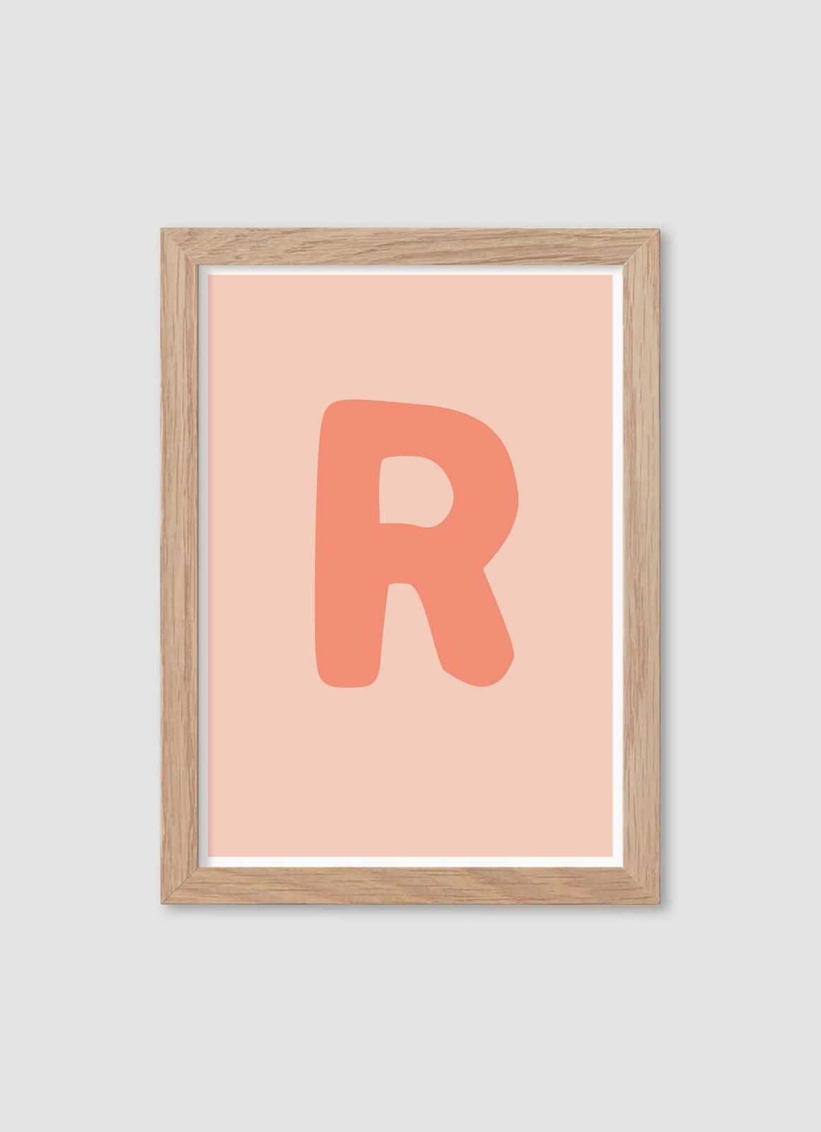 Bokstaven R - Mini print A5 - Kunskapstavlan