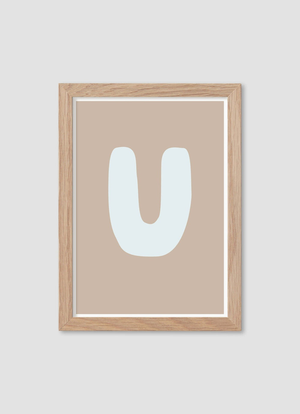 Bokstaven U - Mini print A5 - Kunskapstavlan