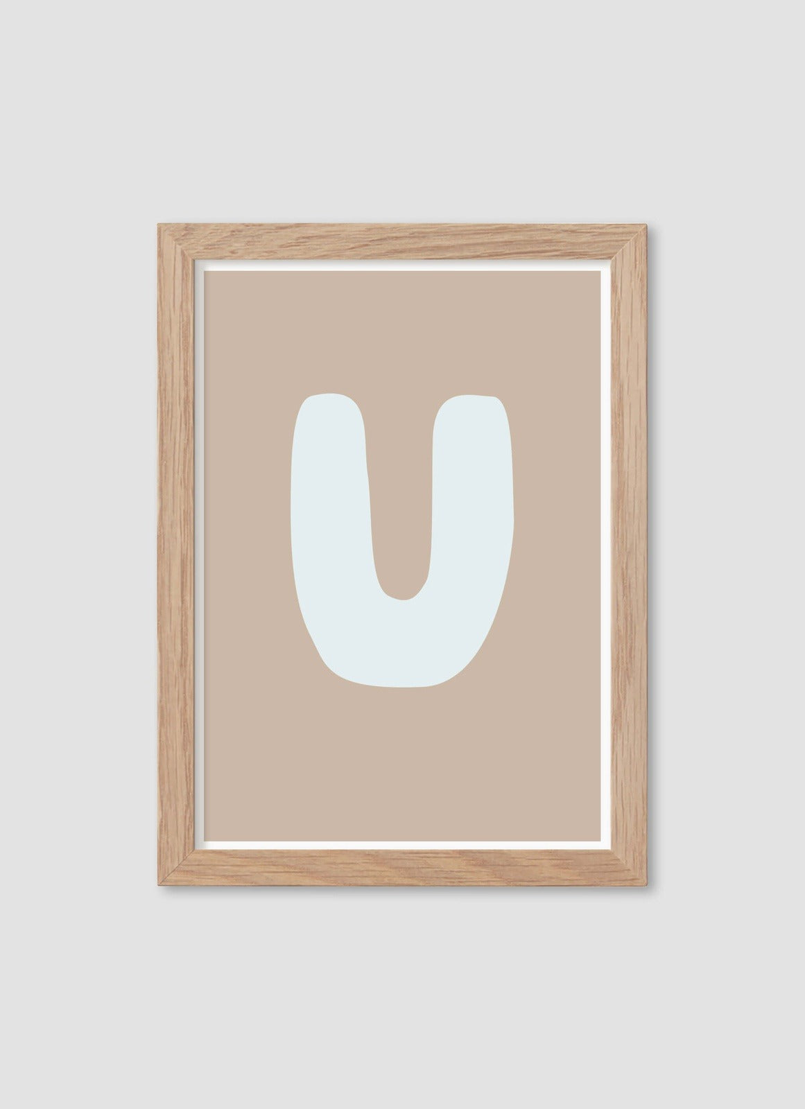 Bokstaven U - Mini print A5 - Kunskapstavlan