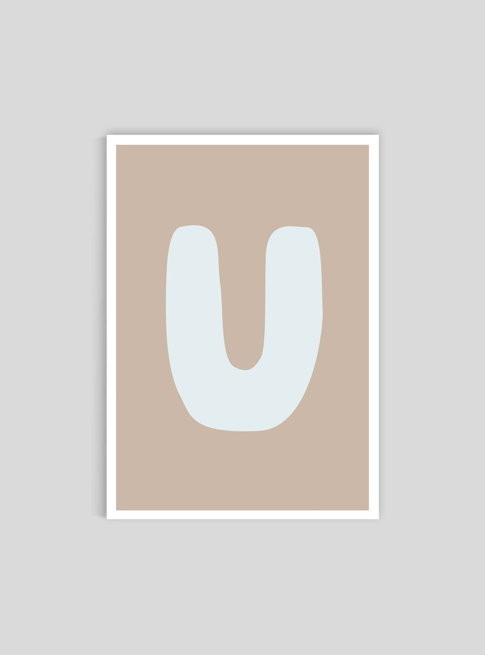 Bokstaven U - Mini print A5 - Kunskapstavlan