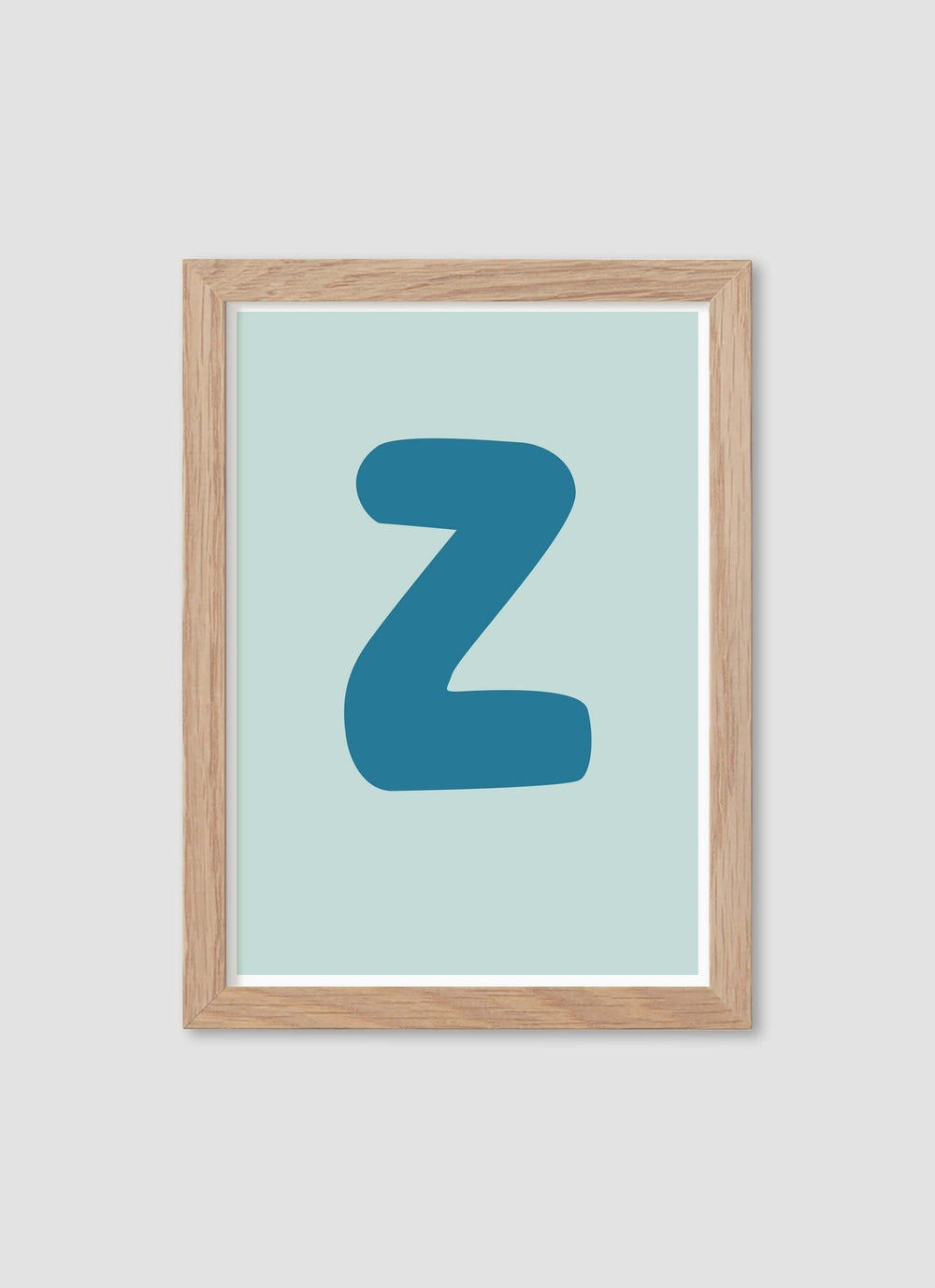 Bokstaven Z - Mini print A5 - Kunskapstavlan