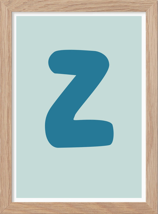 Bokstaven Z - Mini print A5 - Kunskapstavlan