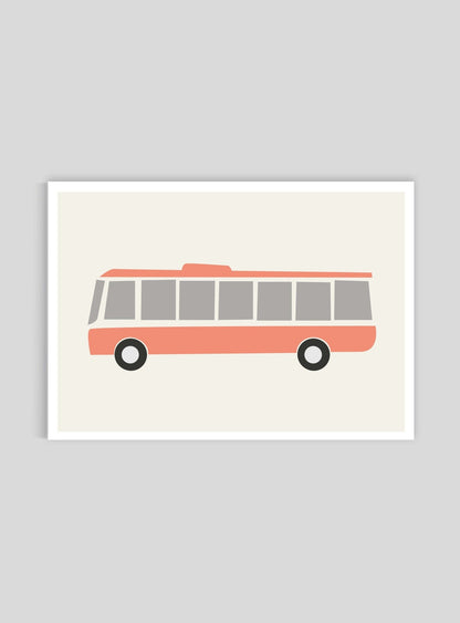 Buss - Mini print A5 - Kunskapstavlan
