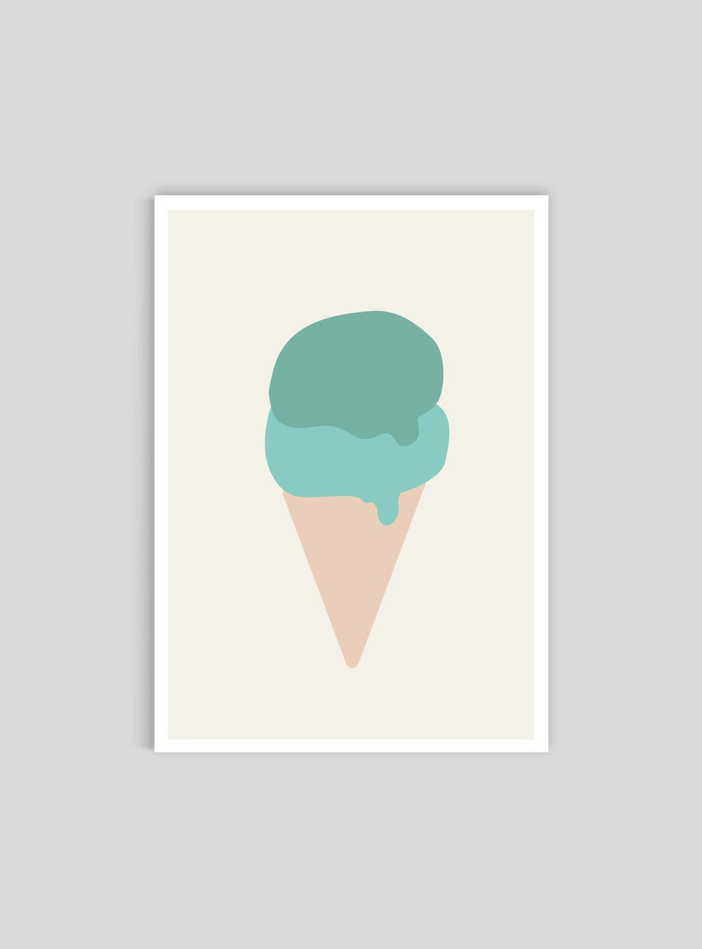 Färgen turkos - Mini print A5 - Kunskapstavlan