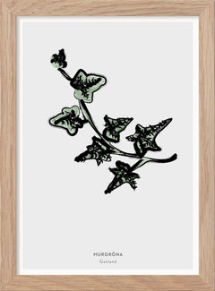 Gotlands landskapsblomma - Murgröna - Mini print A5 - Kunskapstavlan