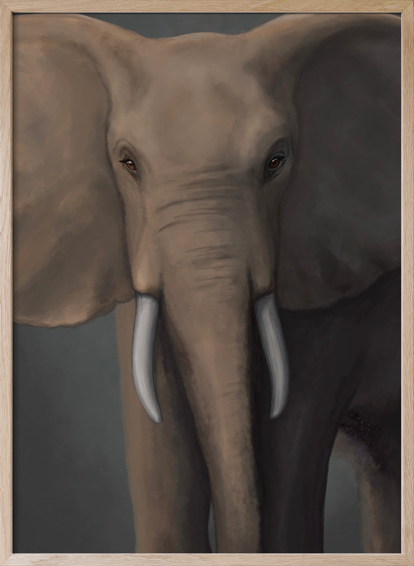 Afrikanska skogselefanten - I samarbete med WWF - Poster