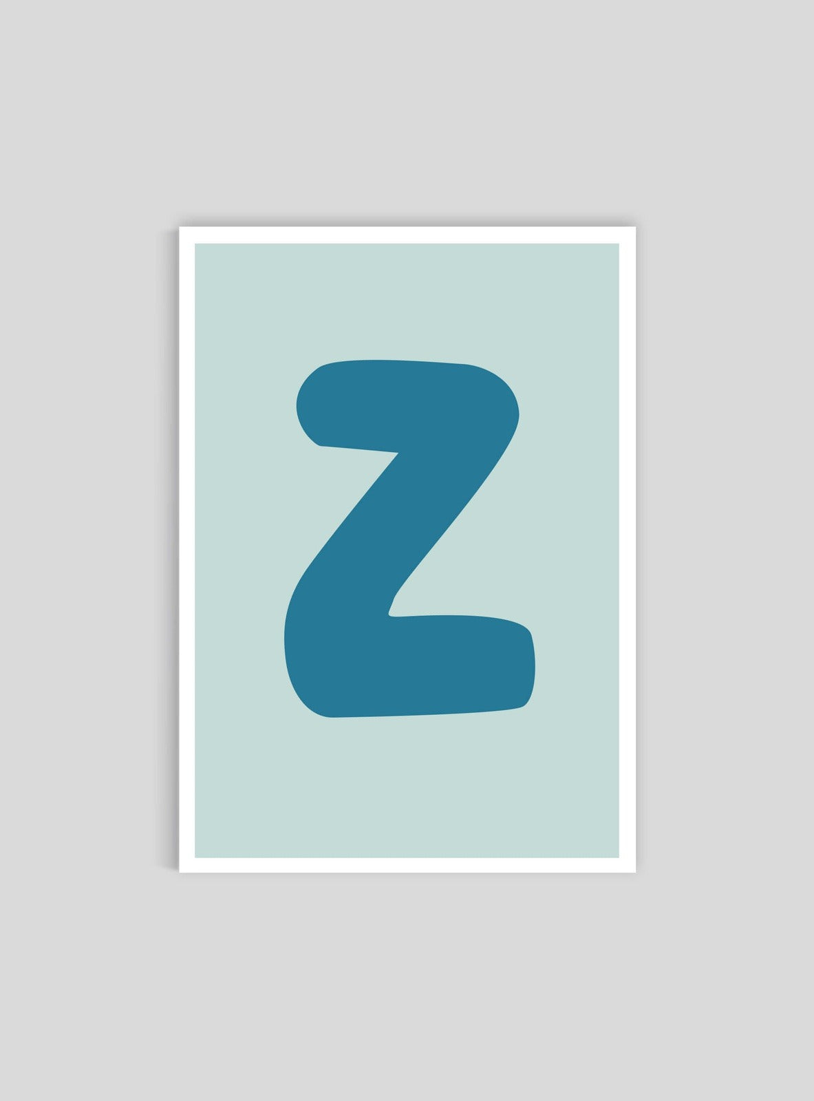 Bokstaven Z - Mini print A5 - Kunskapstavlan