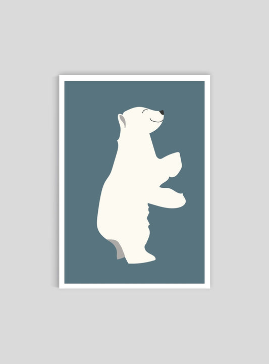 Isbjörn - Mini print A5 - Kunskapstavlan